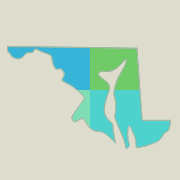 Northwest Maryland garage storage map.