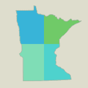 Northwest Minnesota garage storage map.